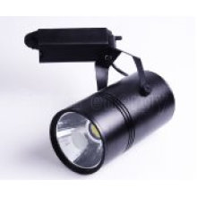 TUV CE COB Led Track Light 20W, mate negro o blanco mate